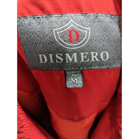 Dismero Women's Red Button-Down Quilted Vest Size M - Picture 2 of 6